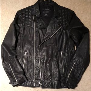 AllSaints men’s Kushiro leather jacket